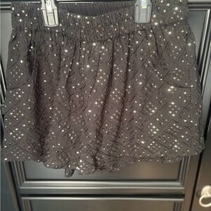 Trina Turk Black Embroidered cover up shorts. Brand new! Never worn.